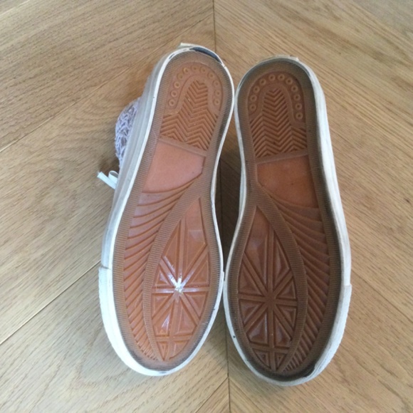 MISS SIXTY girls white lace high top trainers - Picture 8 of 8